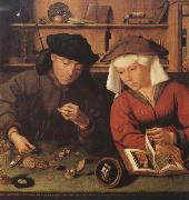 Quentin Massys The Money-changer and his wife (mk08) oil painting